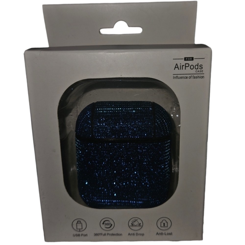 Apple Blue Sparkle Airpod Case Protector